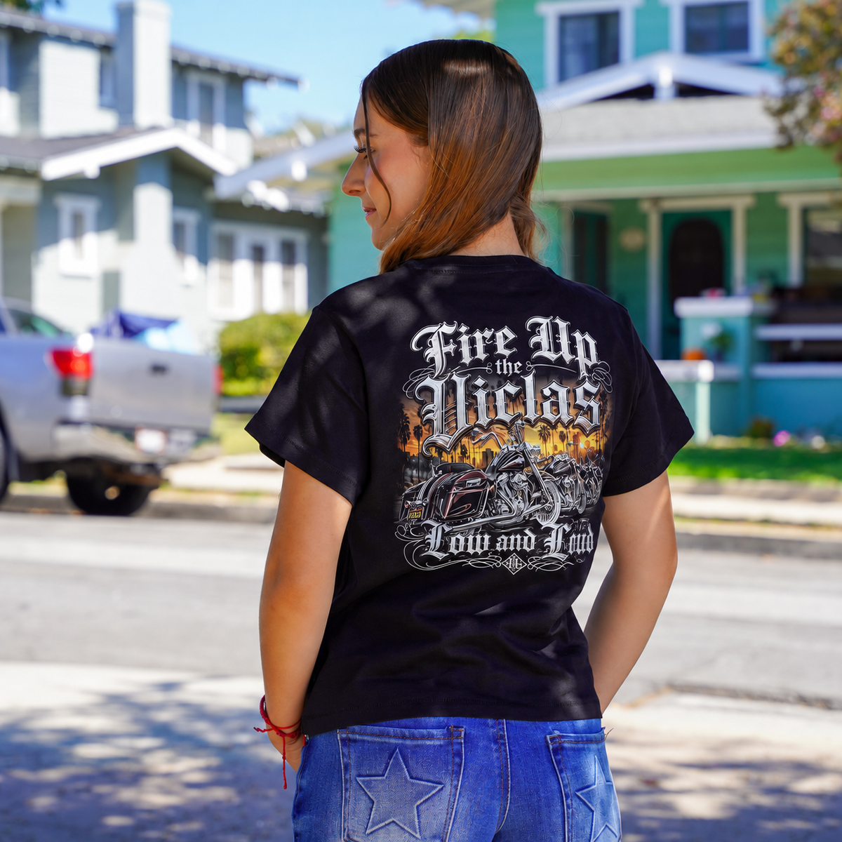 Women's Fire Up The Viclas Baby Tee
