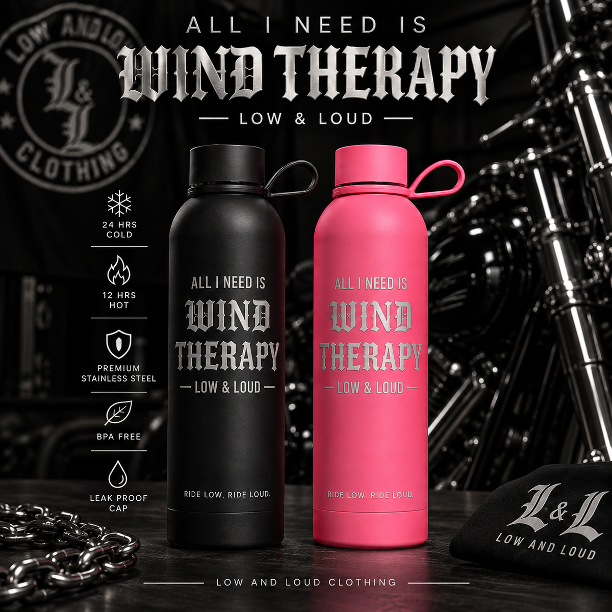 Stainless Steel Flask 25oz.