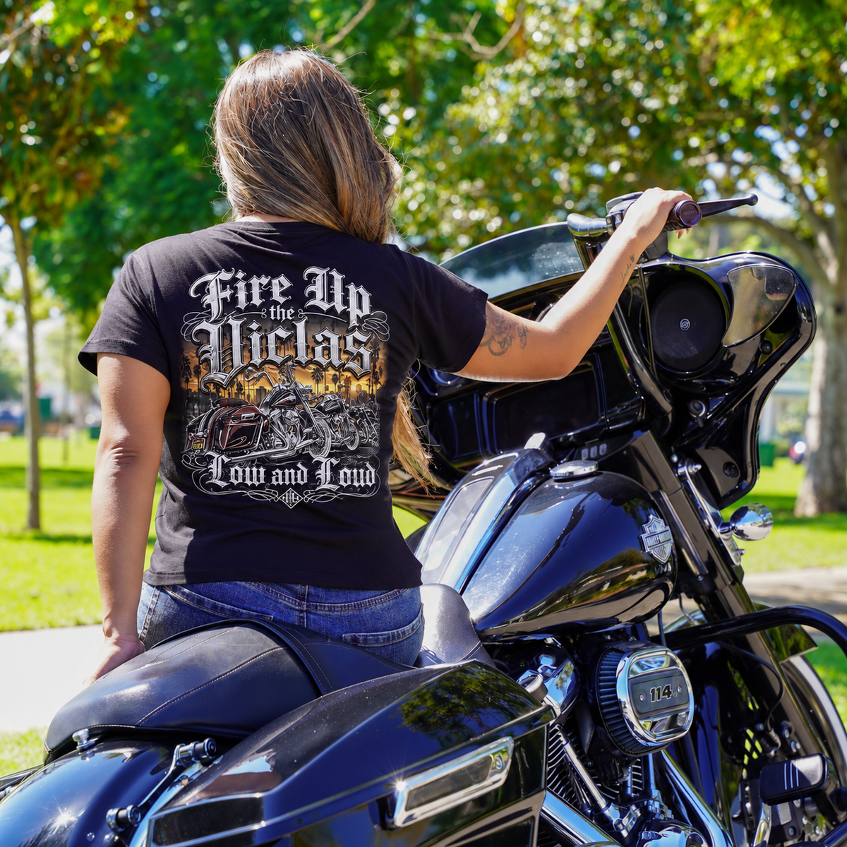 Women's Fire Up The Viclas Baby Tee