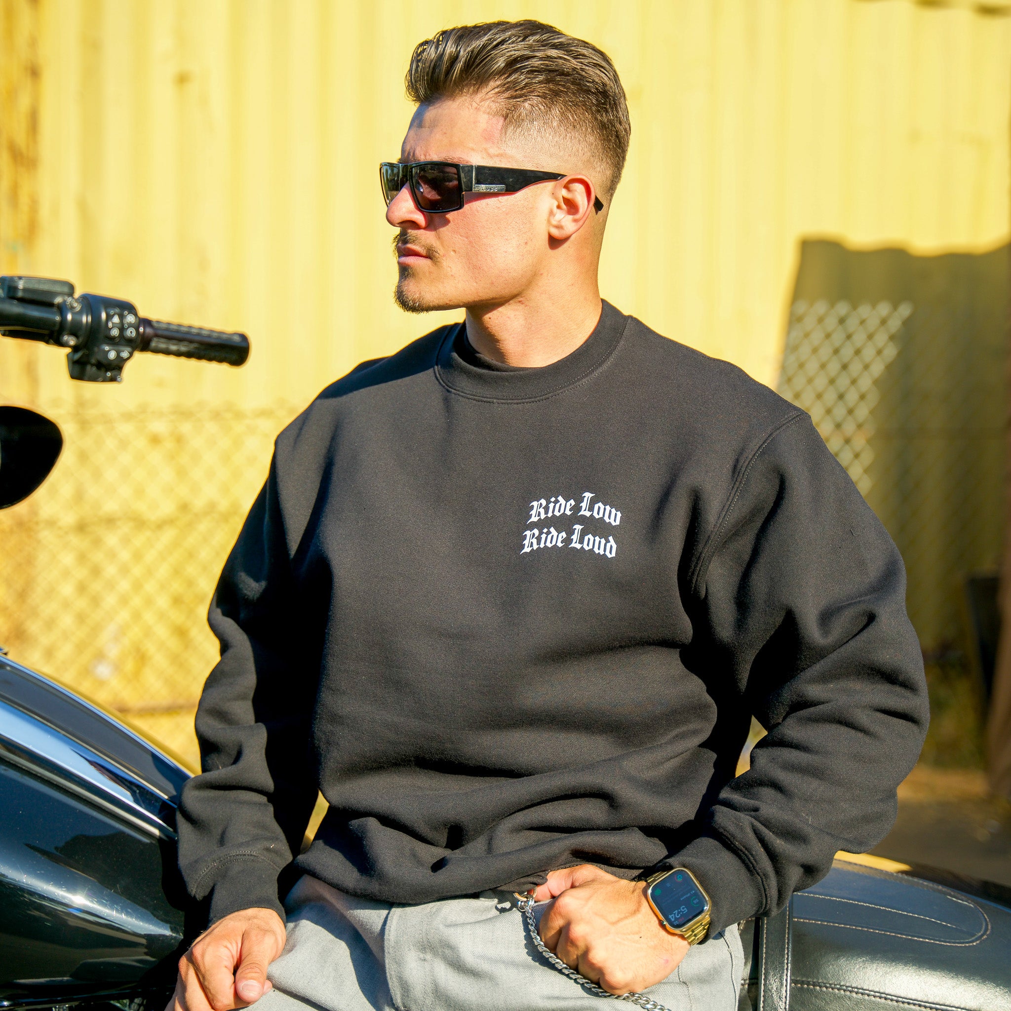 Ride Low, Ride Loud Crew Neck Sweater
