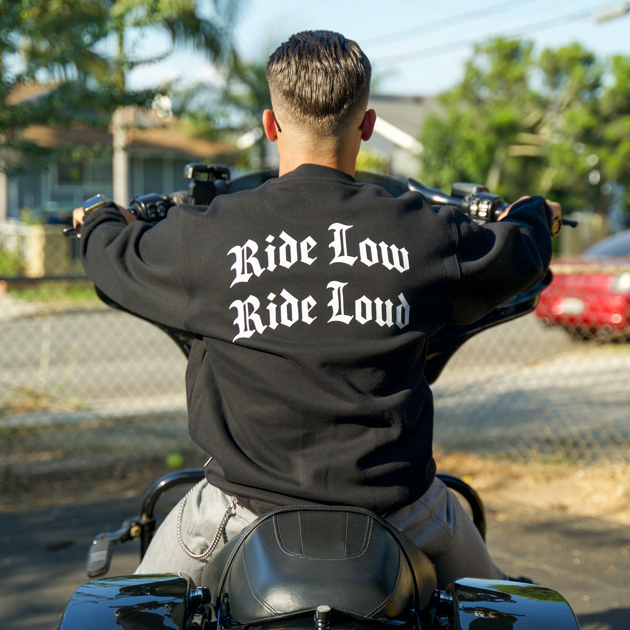 Ride Low, Ride Loud Crew Neck Sweater