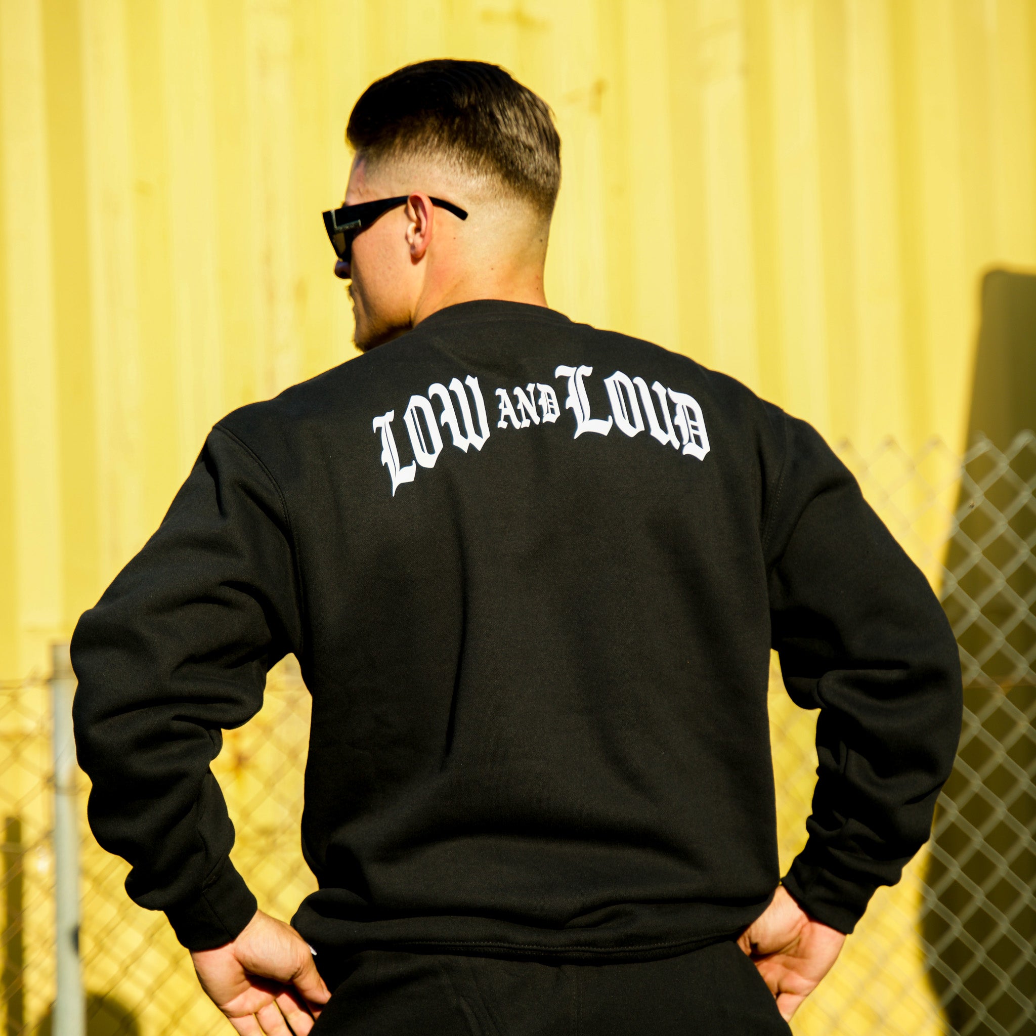 Old English Back Plate Crew Neck Sweater