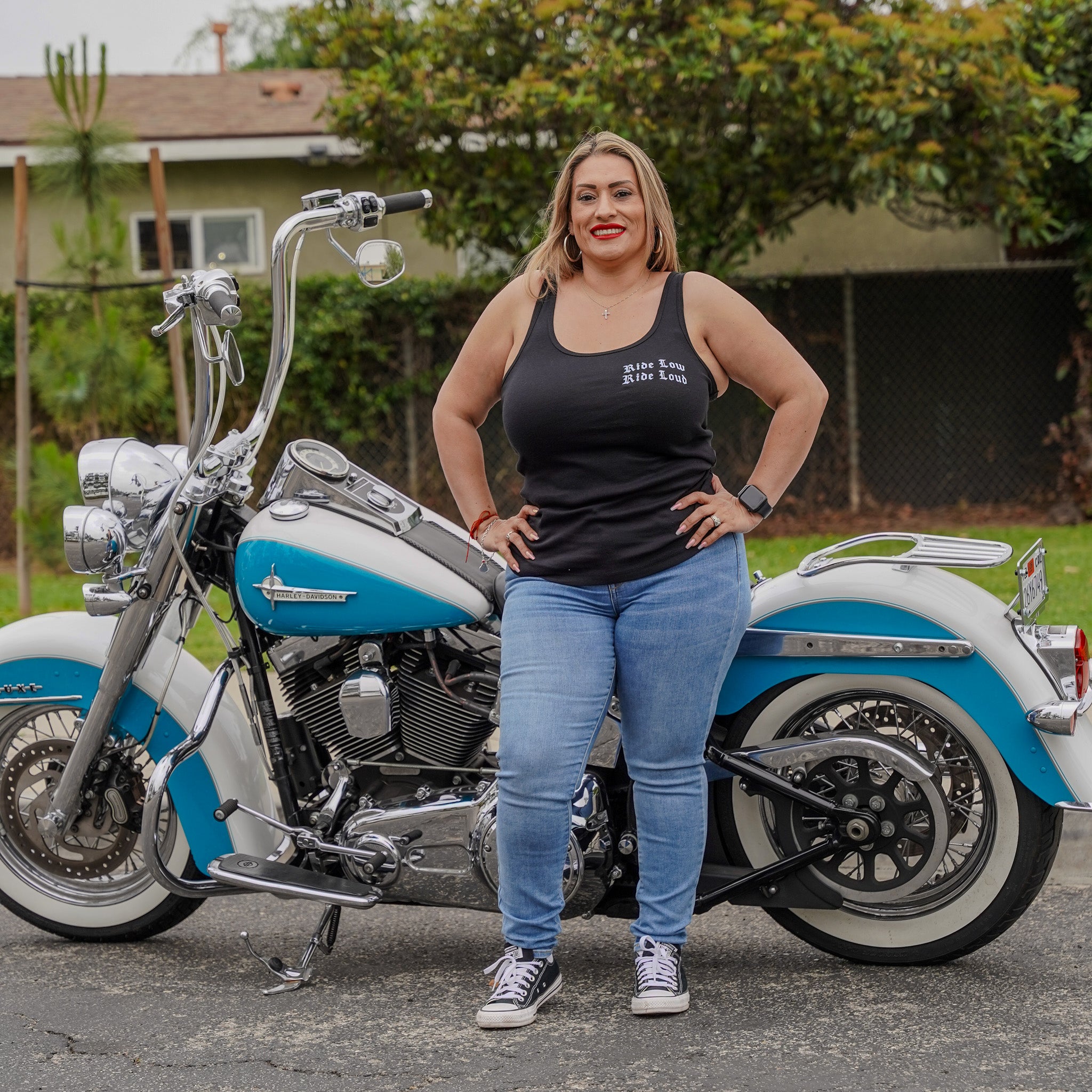 Women's Classic Tank Top Ride Low, Ride Loud