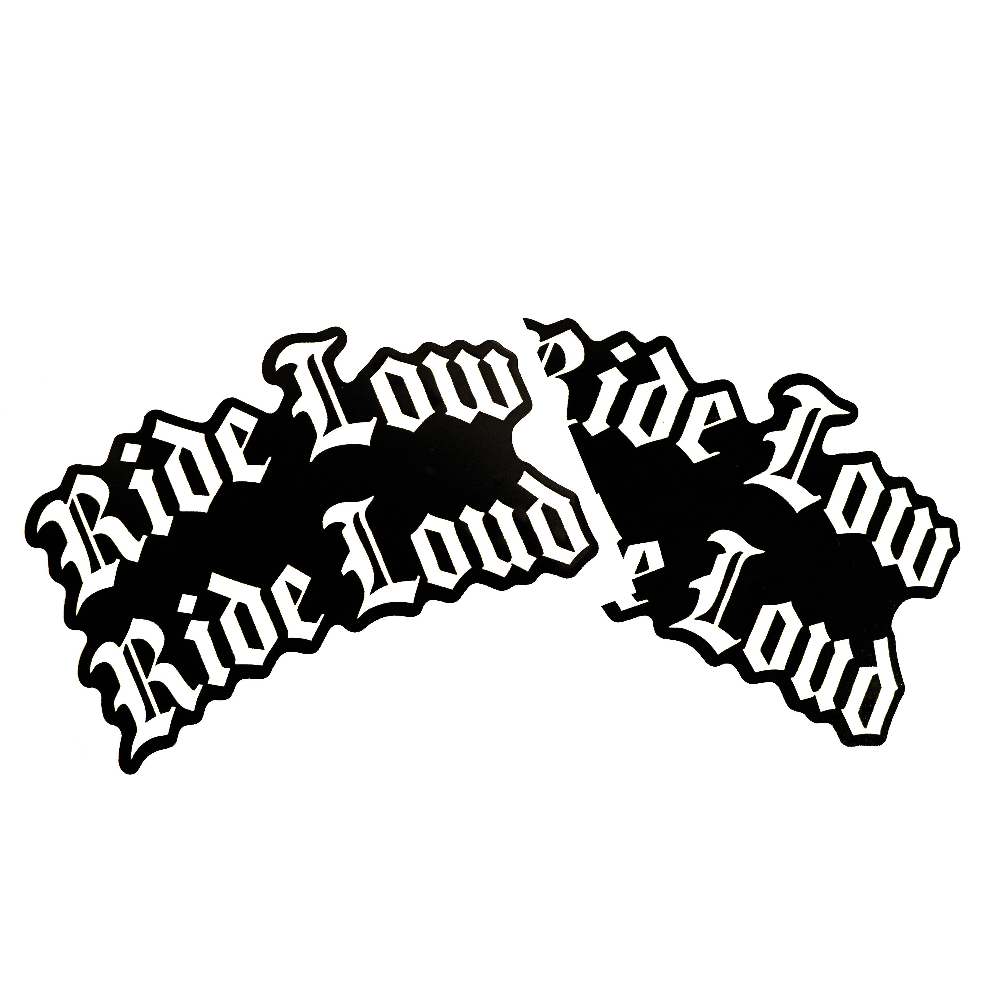 Ride Low Ride Loud Stickers