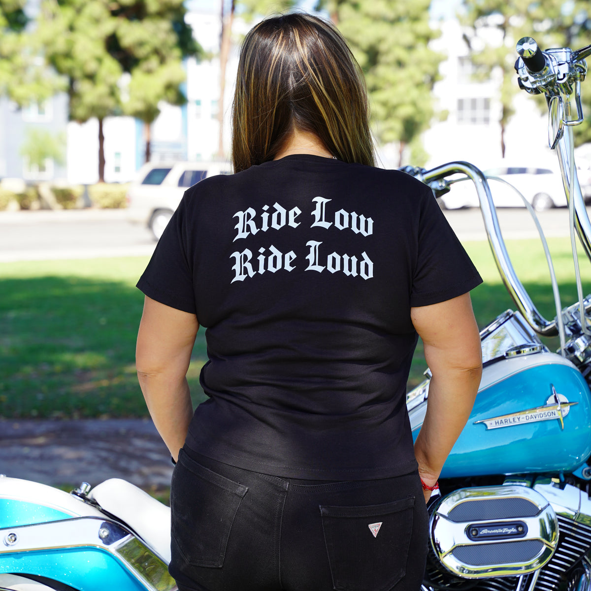 Women's Ride Low Ride Loud Baby Tee