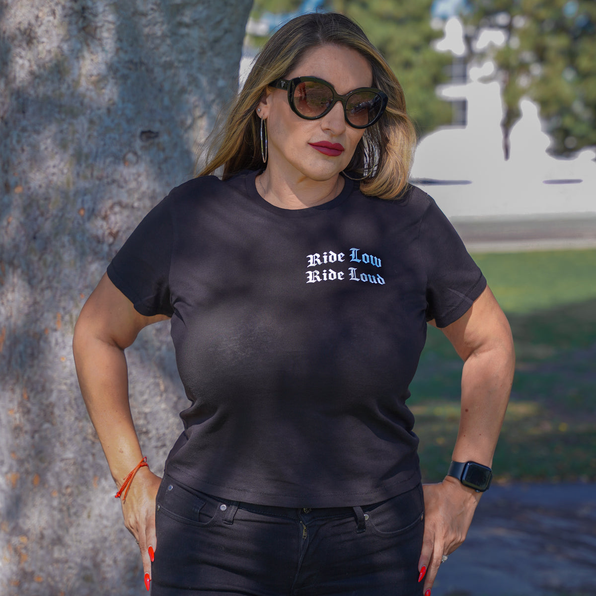 Women's Ride Low Ride Loud Baby Tee