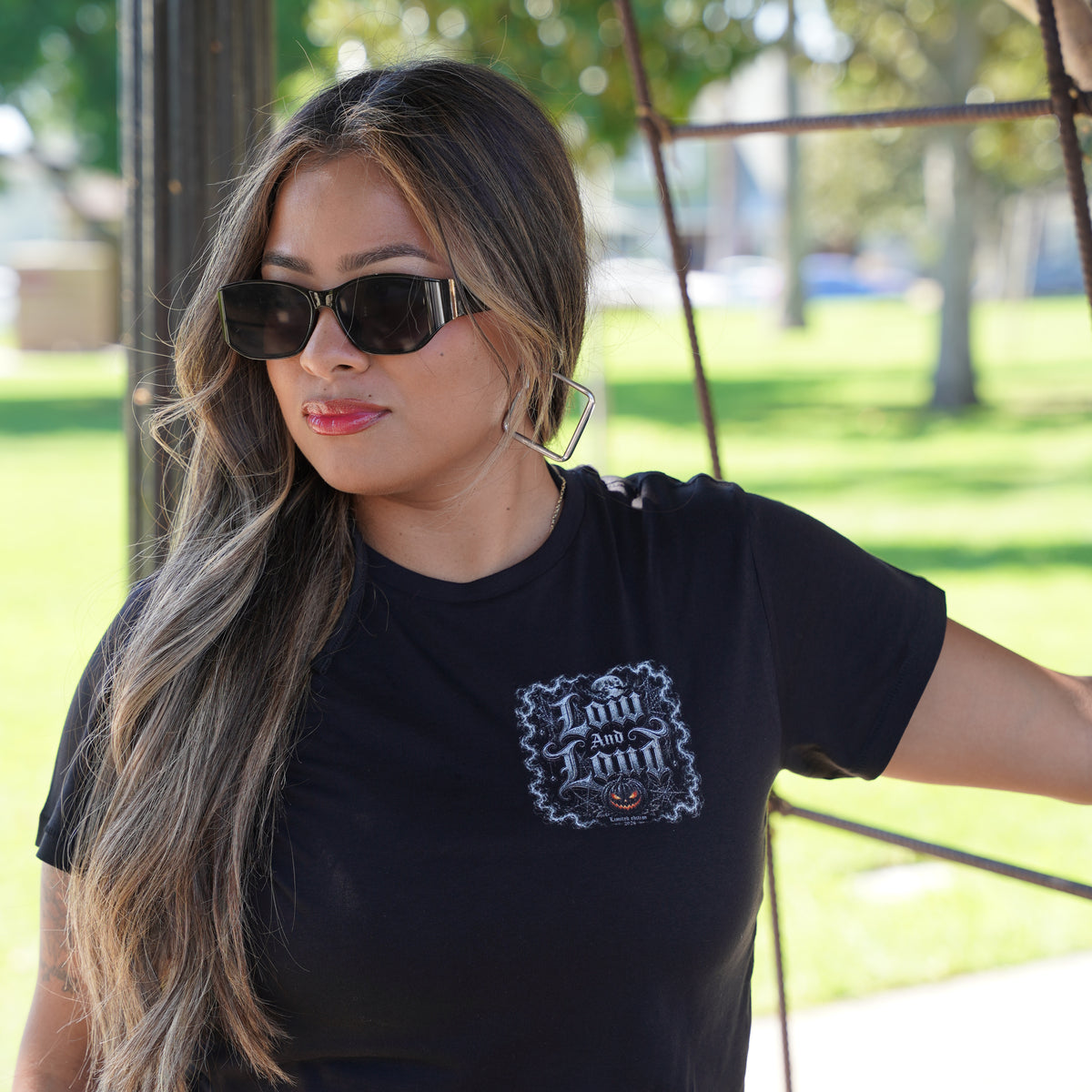 Women's Halloween Friends Baby Tee 🎃