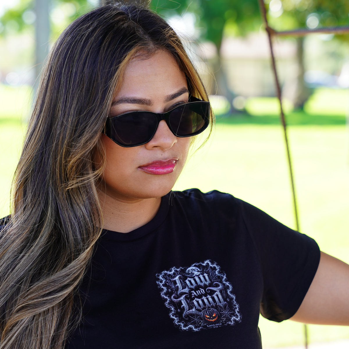 Women's Halloween Friends Baby Tee 🎃