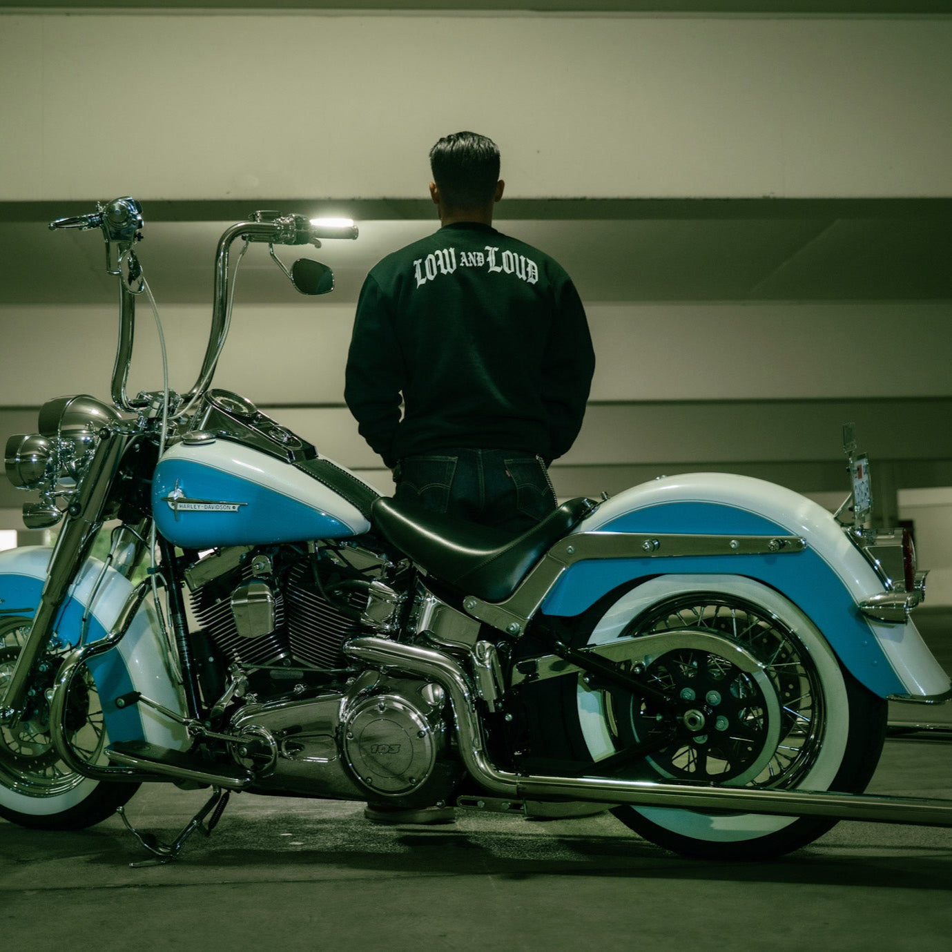 Old English Back Plate Crew Neck Sweater