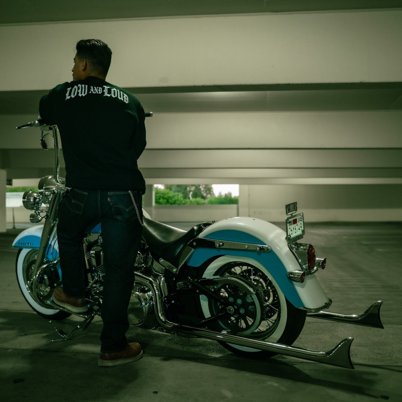 Old English Back Plate Crew Neck Sweater