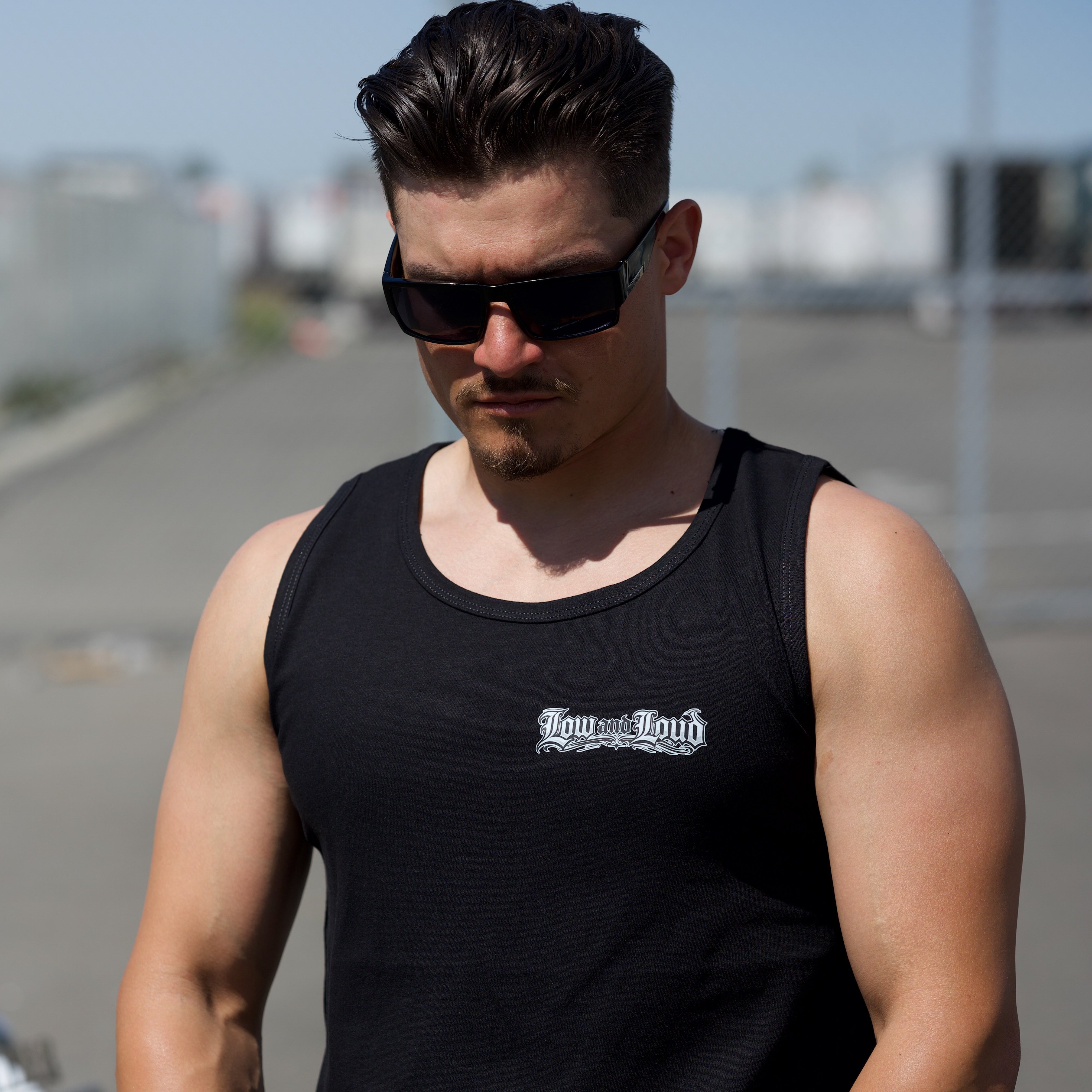 Gangster Small Font Tank Top