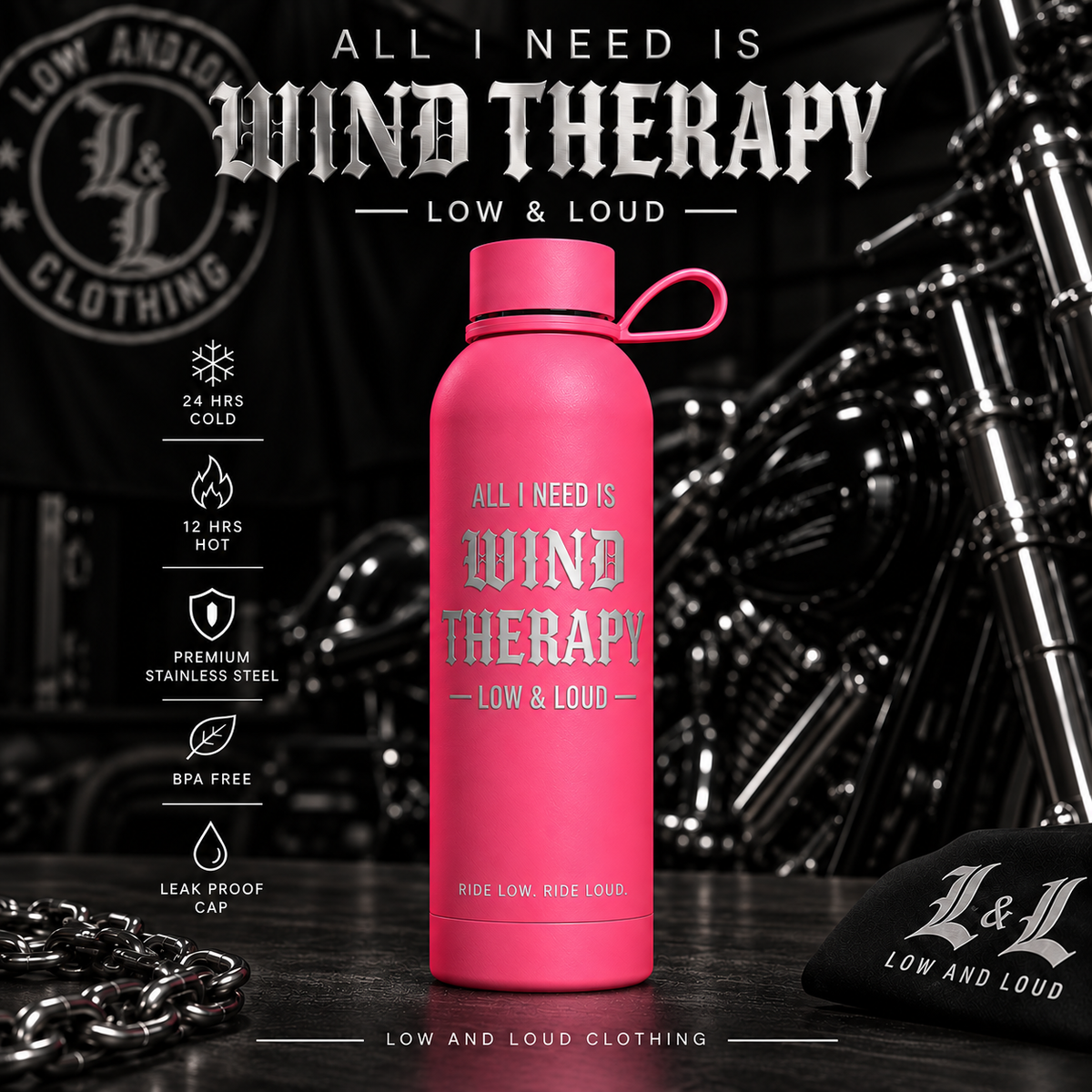 Stainless Steel Flask 25oz.
